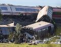 Conoce el minuto a minuto del trágico choque de trenes en Urda, Toledo. EFE/I. Herrero