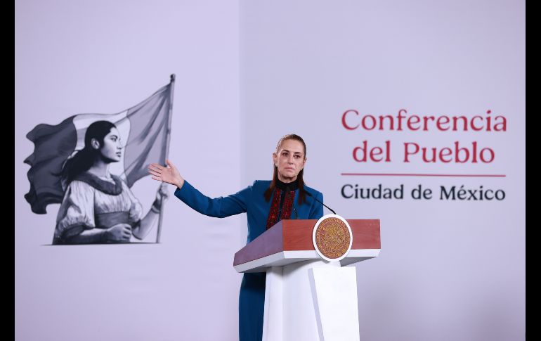 Sheinbaum destacó que el apoyo federal evitará el endeudamiento de Jalisco. EFE/M. Guzmán