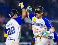 Carlos Mendívil conectó un imparable productor en la cuarta entrada y un cuadrangular de dos carreras en la séptima. CORTESÍA/Charros de Jalisco