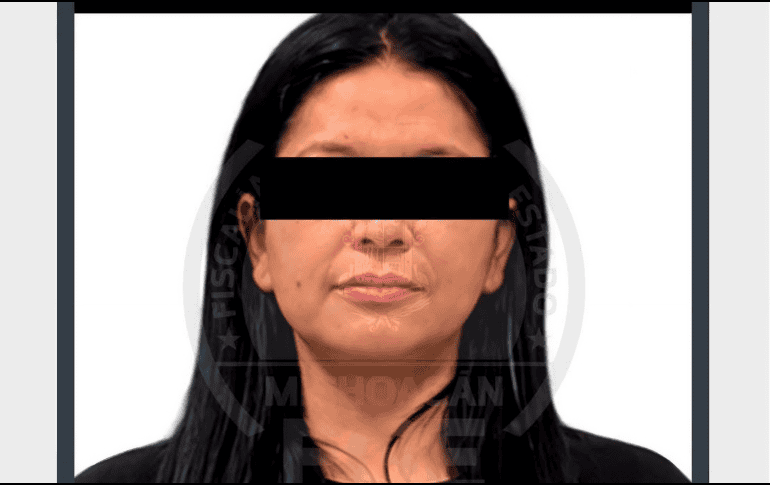 Tras hacer efectiva la orden de captura, la investigada fue puesta a disposición de la jueza de Control que la requiere, quien determinará su situación jurídica. ESPECIAL/Fiscalía General del Estado de Michoacán