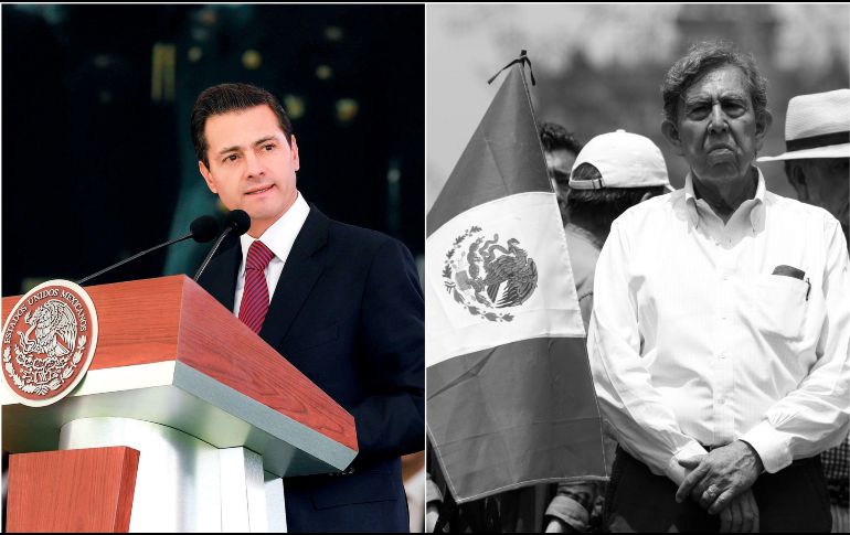 A través de X, Enrique Peña Nieto reaccionó a la muerte de Cuauhtémoc Cárdenas. SUN / NTX / ARCHIVO