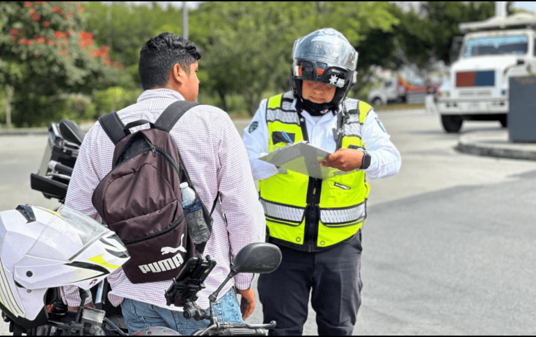 De enero a octubre de 2026, se registraron mil 577 infracciones por invadir estas vías, de las cuales 399 corresponden a octubre. ESPECIAL/Secretaría de Seguridad del Estado