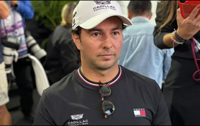 El mexicano Sergio Pérez, en rueda de prensa en el primer día de actividades del Gran Premio de México 2026. EL INFORMADOR / P. Gallardo