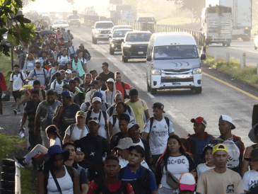 El fenómeno de las caravanas migrantes se enmarca en una crisis de movilidad humana sin precedentes. EFE/ARCHIVO
