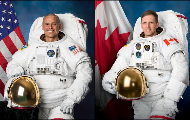 Con esta salida, Kutryk pasa a ser el quinto astronauta canadiense que trabaja en el exterior de una nave en órbita. EFE / NASA