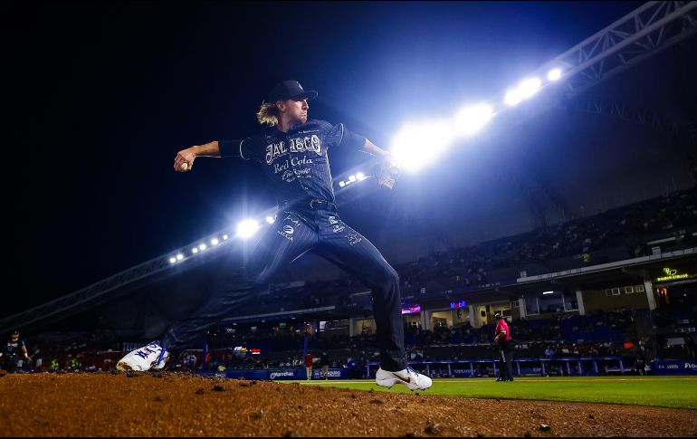 Patrick Murphy cargó con la derrota después de cuatro entradas en las que toleró 12 imparables y siete carreras. CORTESÍA/Charros de Jalisco