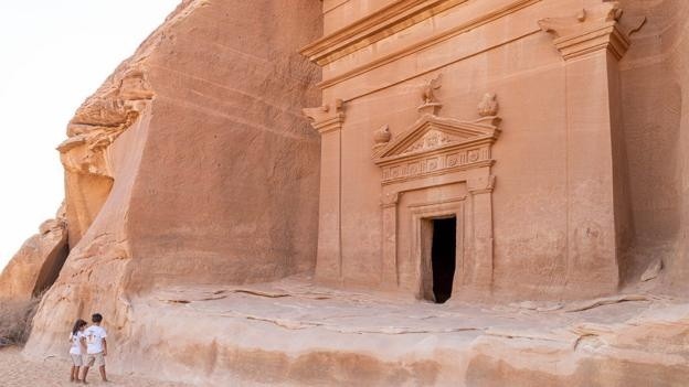 El complejo funerario de jabal Al-Banat. YULIA DENISYUK