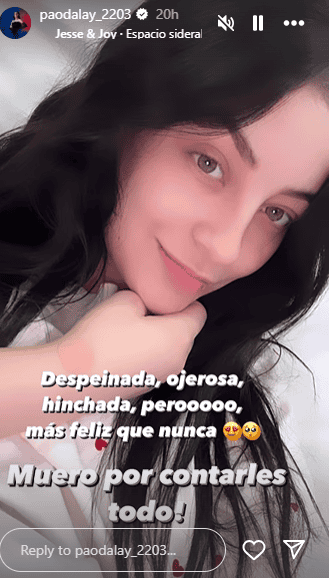 Paola Dalay compartió con sus seguidores imágenes postparto en donde se mostró más al natural que nunca. INSTAGRAM/ paoladalay_2203 