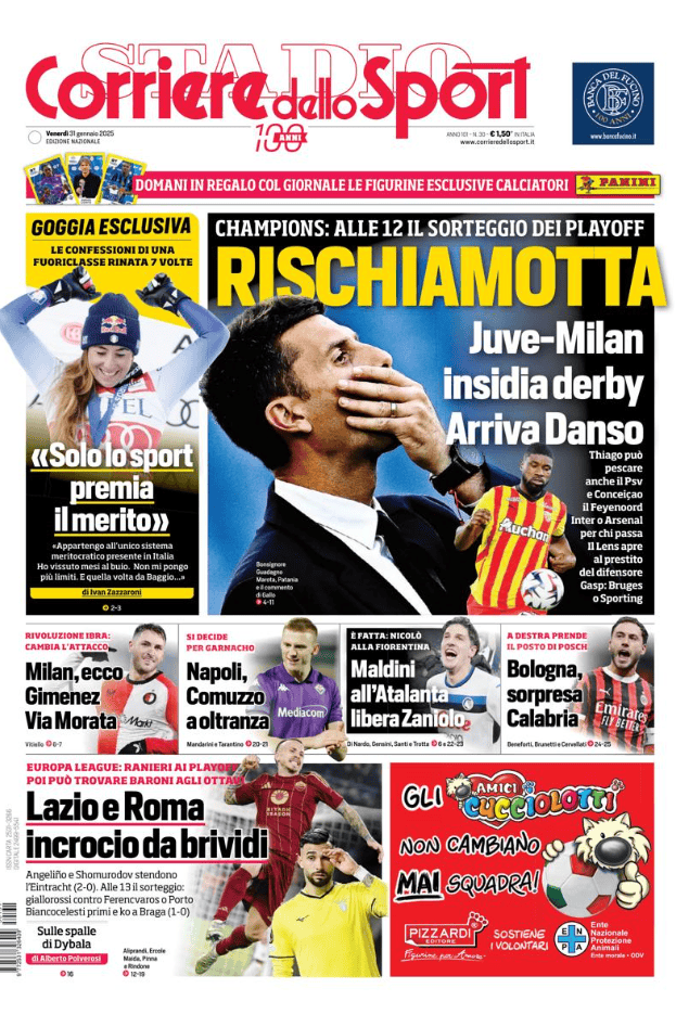 ESPECIAL / corrieredellosport.it/edicola 