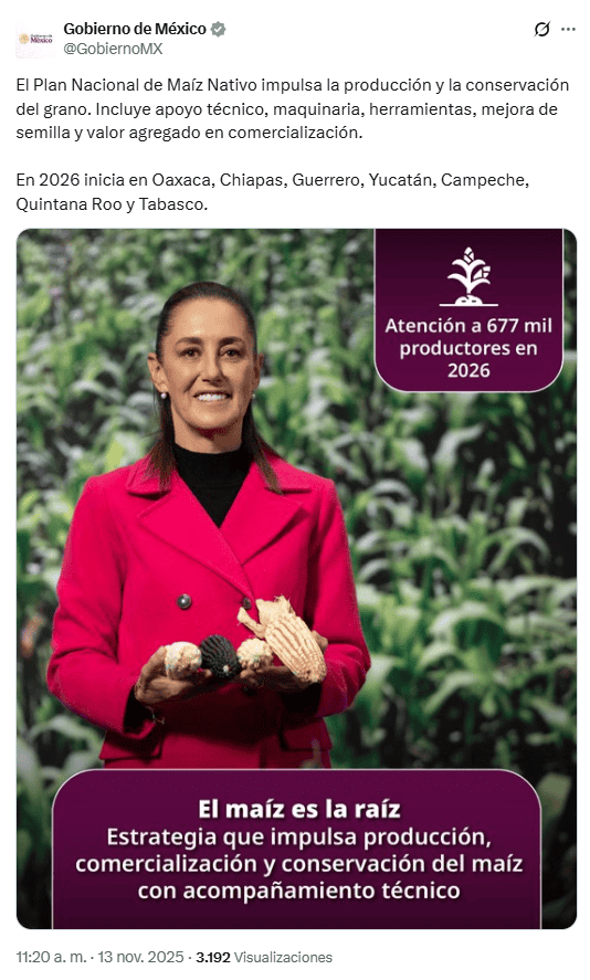 X / @GobiernoMX 