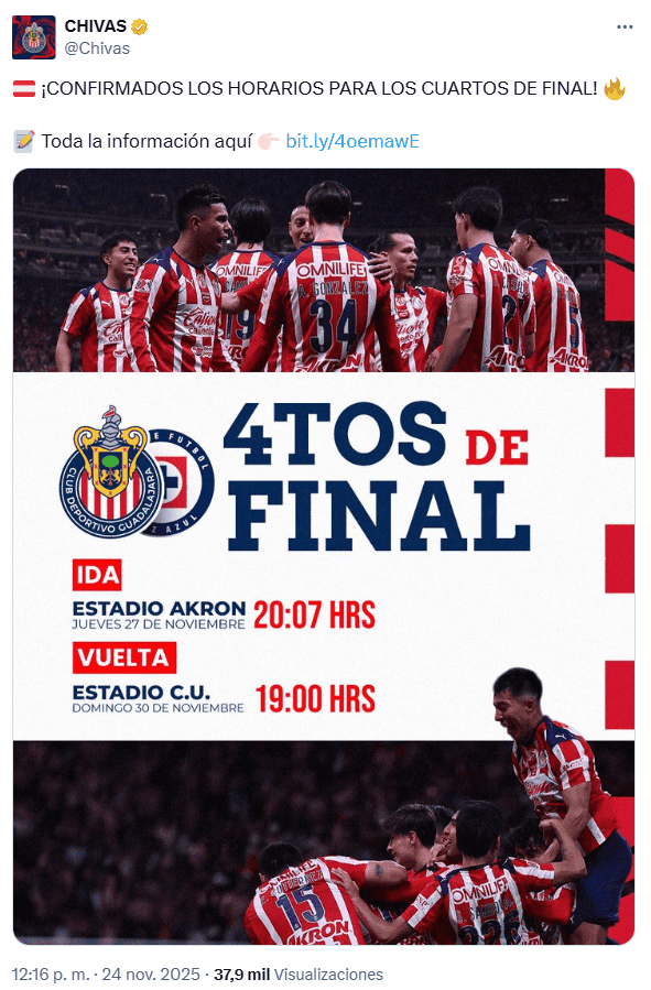 X / @Chivas 
