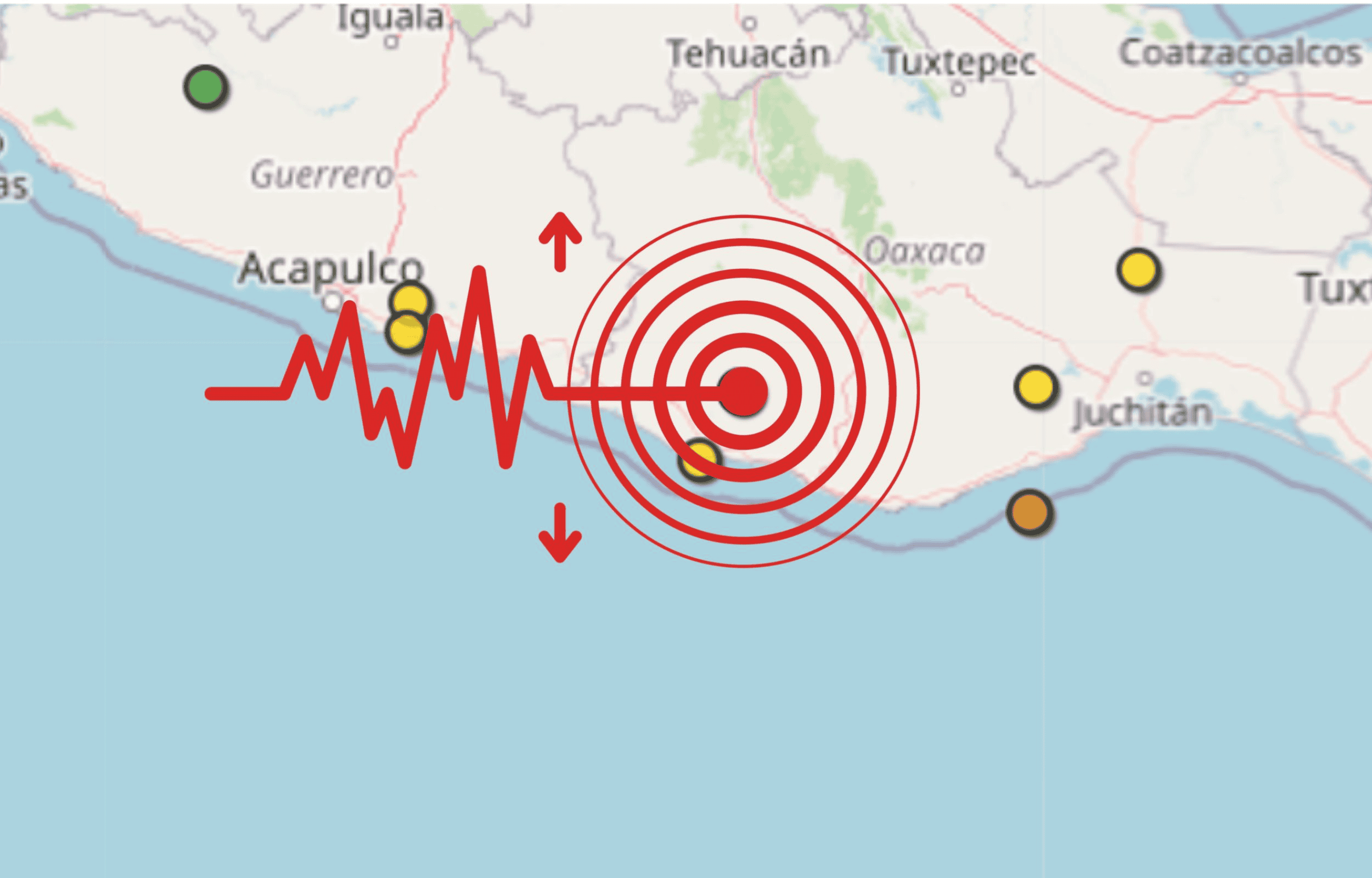 &nbsp;&nbsp;Sismo en Oaxaca. ESPECIAL / SSN