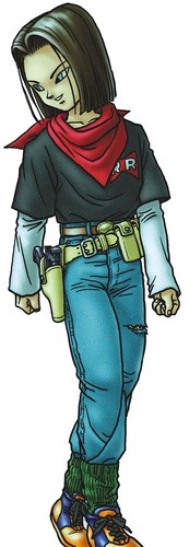 El rebelde juvenil pañuelo rojo, cabello largo y negro hasta los hombros. Playera negra con mangas verdes y jeans claros. ESPECIAL / DRAGON BALL