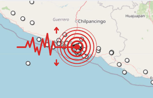 &nbsp;Sismo en Guerrero. ESPECIAL / SSN