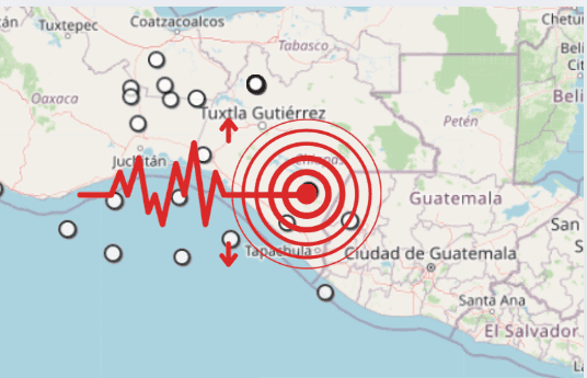 Sismo en Chiapas. ESPECIAL / SSN&nbsp;