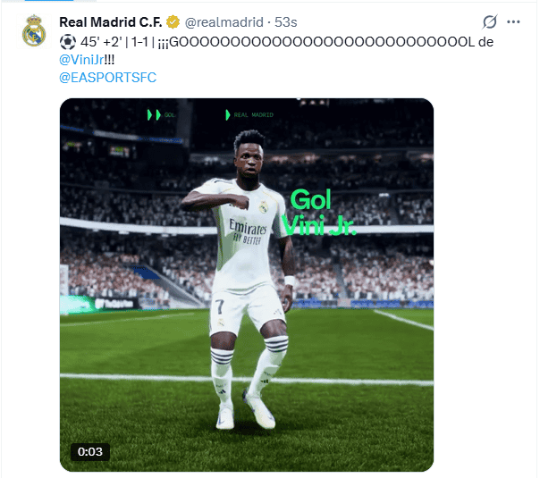 &nbsp;X / @realmadrid