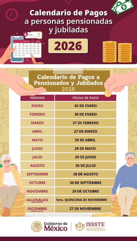 &nbsp;Publicación de la página oficial del ISSSTE. ESPECIAL