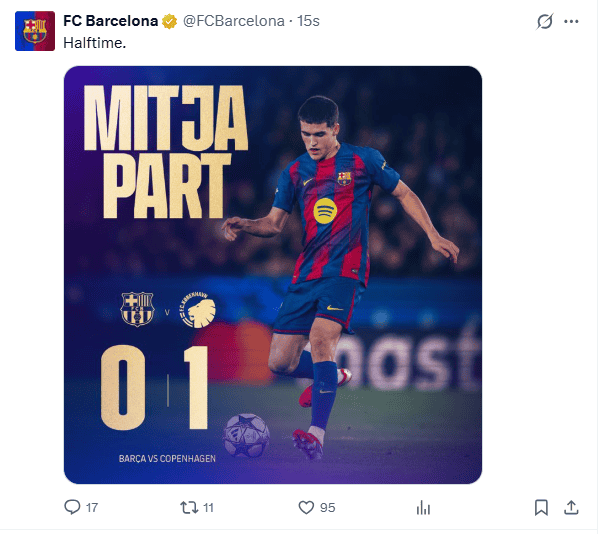 &nbsp;X / @FCBarcelona