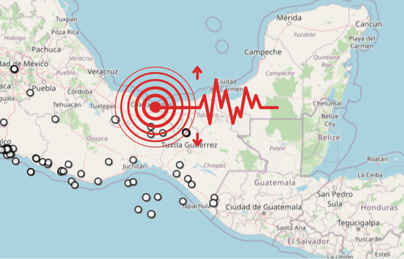 &nbsp;Sismo en Veracruz. ESPECIAL / SSN