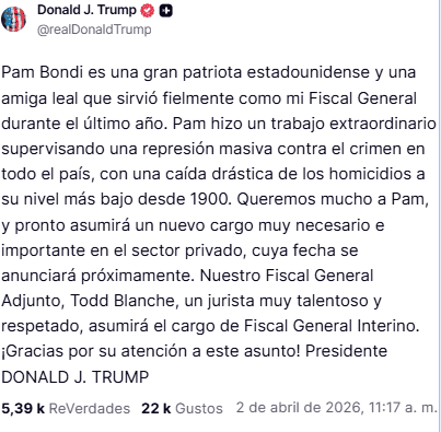 Truth Social / @realDonaldTrump&nbsp;