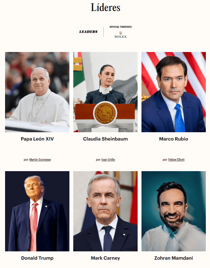 TIME posiciona a Sheinbaum como una de las personas más influyentes del 2026 en la categoría 