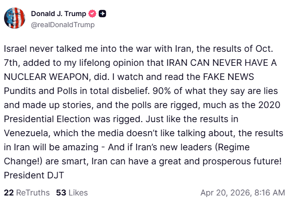 ESPECIAL / Truth Social&nbsp;