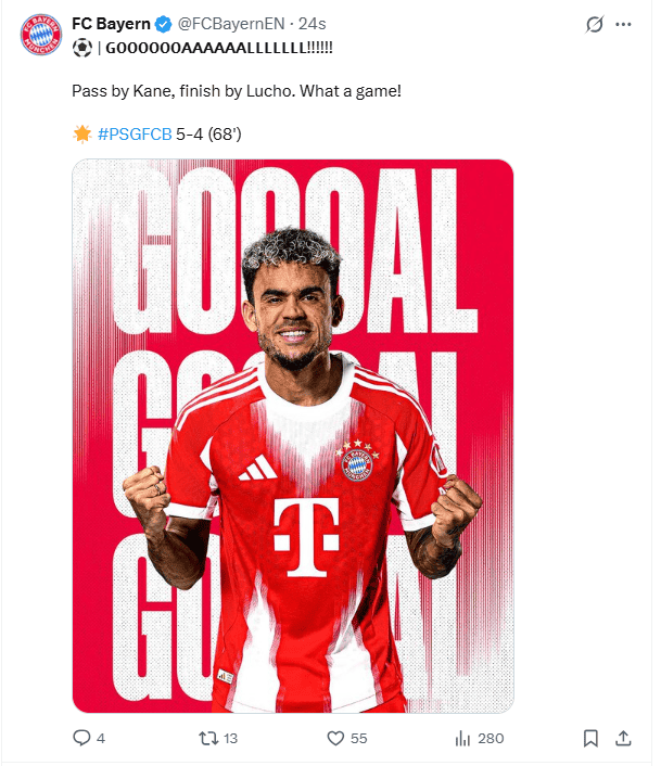 &nbsp;X / @FCBayernEN