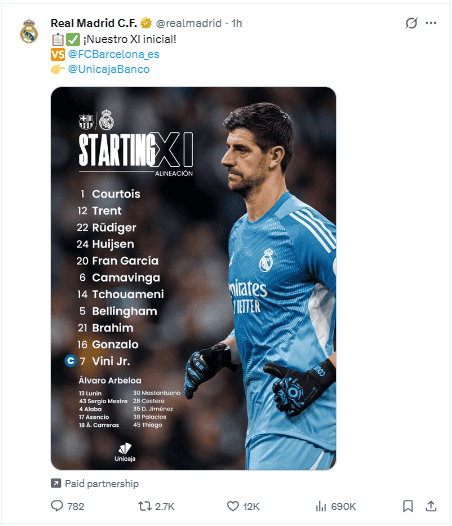 &nbsp;X / @realmadrid