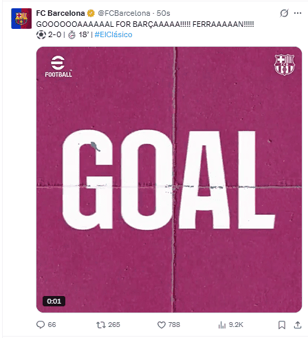 &nbsp;X / @FCBarcelona
