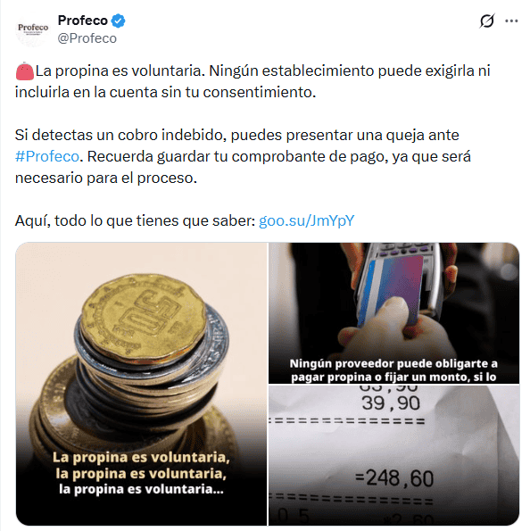 X / @Profeco&nbsp;