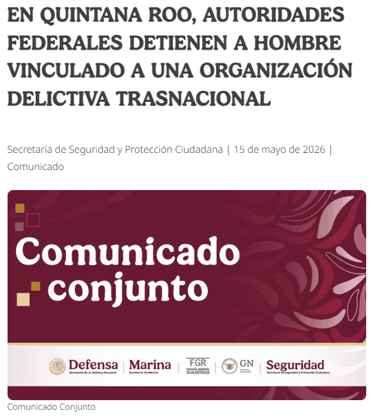 &nbsp;Comunicado conjunto de la SSPC tras la detención de Denis 