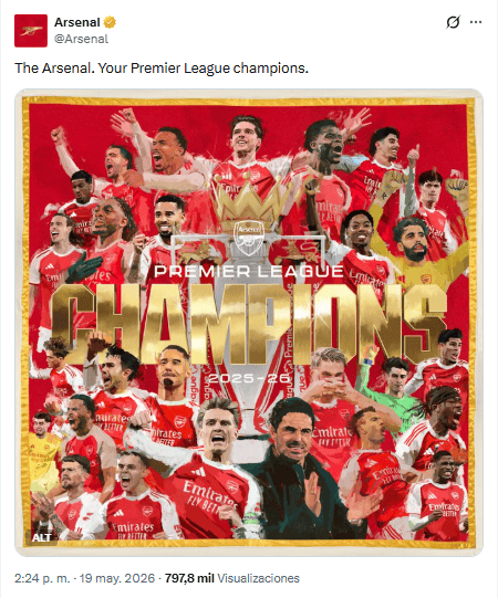 X / @Arsenal&nbsp;