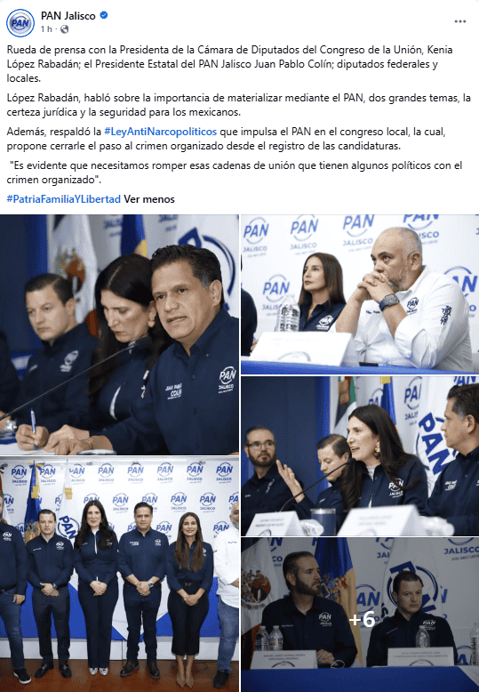 FACEBOOK / PAN Jalisco&nbsp;