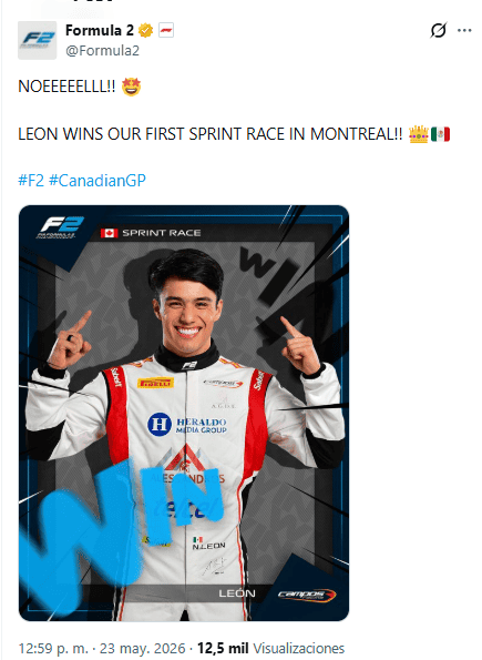 X / @Formula2&nbsp;