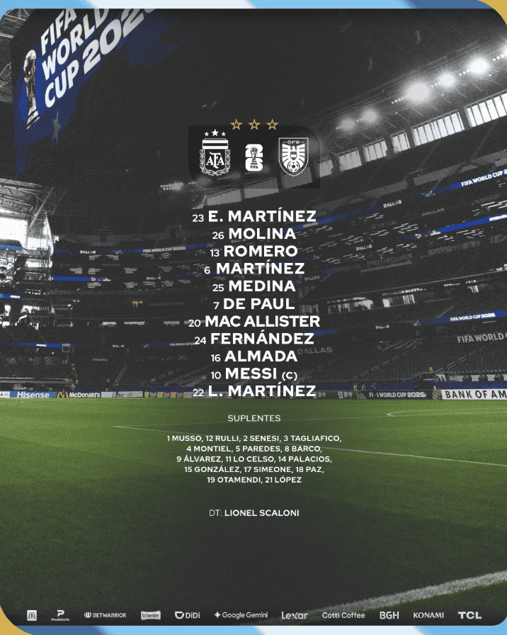 &nbsp;X / @Argentina