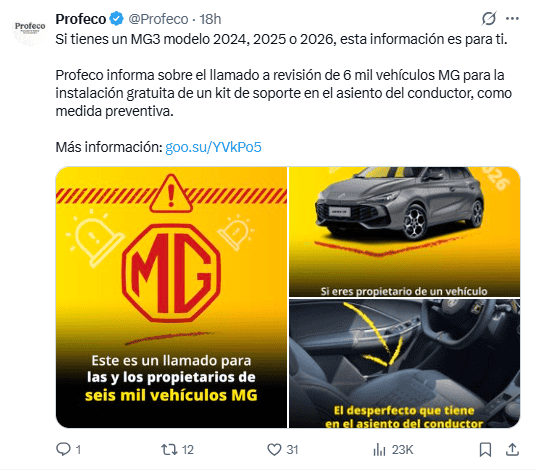 &nbsp;X / @Profeco