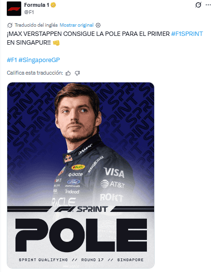 X / @F1&nbsp;